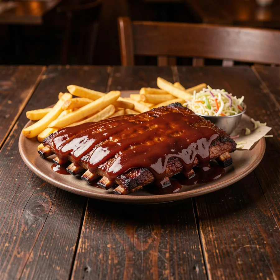 Full Rack Pork Ribs at Fat Ivor's Rib Rack