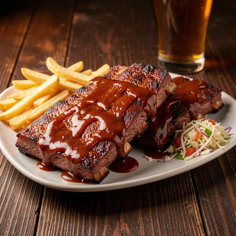 (3) Beef Ribs at Fat Ivor's Rib Rack
