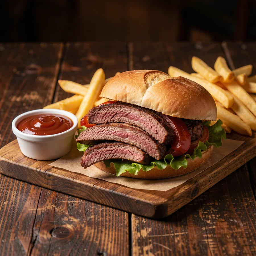 Tri-Tip Sandwich at Fat Ivor's Rib Rack